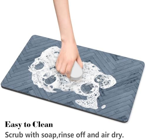 Dog Food Mats for Floors Absorbent, Pet Cat Food Mat - Quick Dry Dog Bowl Mats for Food and Water, Eco-Friendly Boho Pet Supplies - Image 7