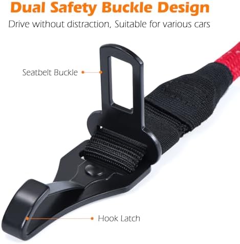 PetBonus Dog Seat Belt for Car, Durable Rope Dog Car Harness for Vehicle - Image 2