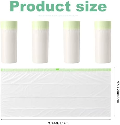 20 Pcs Extra Large Cat Litter Box Liners, 45 x 18 in Drawstring Kitty Waste Bags, Extra Thick Leakproof Tear-Resistant Heavy Duty Enhanced Load-Bearing Strength for Multi-Cat Waste Pans - Image 2