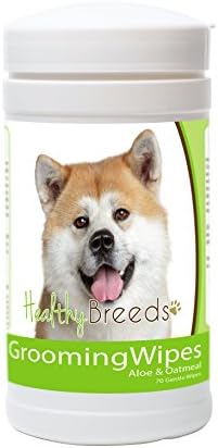 Healthy Breeds Akita Grooming Wipes 70 Count by HealthyBreeds