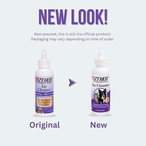 Zymox Ear Cleanser Solution for Dogs and Cats, 4oz - Image 2