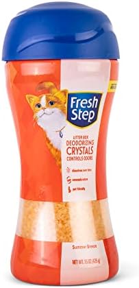 Fresh Step Cat Litter Crystals Deodorizer, Summer Breeze, 15 Oz - Image 2