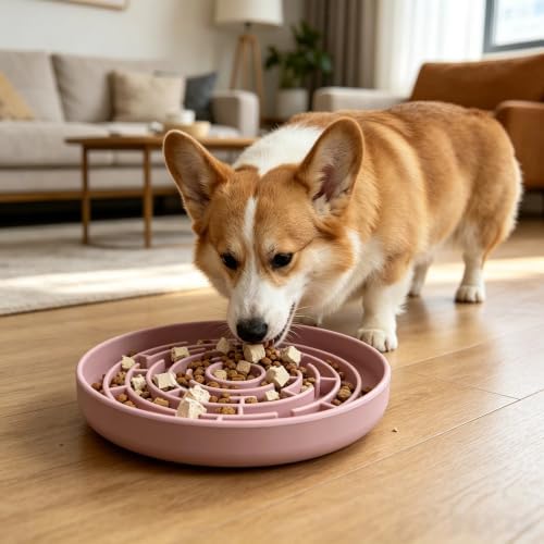YCT Dog Cat Lick Mat and Slow Feeder Bowl Set, Thickened Food Grade Silicone with Strong Suction Cups, Anxiety Relief Calming Lick Pad for Bathing Grooming Training - Image 7