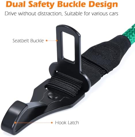 PetBonus Dog Seat Belt for Car, Durable Rope Dog Car Harness for Vehicle - Image 2