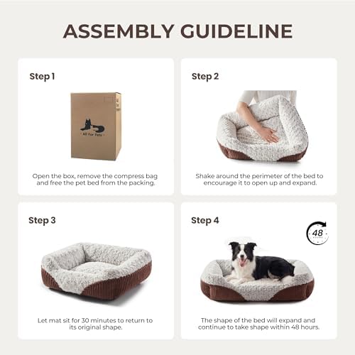Cute Dog Bed for Small Medium Dogs,Washable Cat Beds, 35in - Image 7