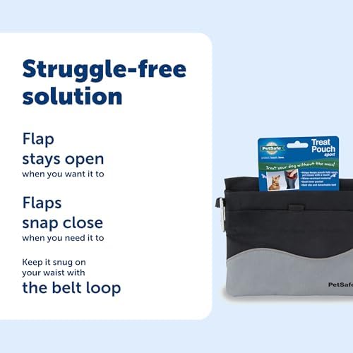 PetSafe Dog Treat Pouch Sport, Black, Standard, 7.5 in L x 6.5 in H - Image 7