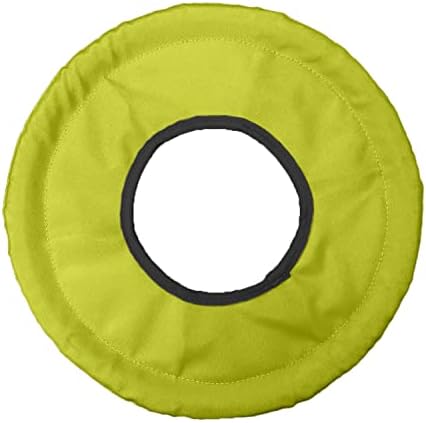 Nerf Dog Trackshot Toss and Tug Ring Dog Toy, Lightweight, Durable and Water Resistant, 9 Inches, For Medium/Large Breeds, Single Unit, Green/Black - Image 2
