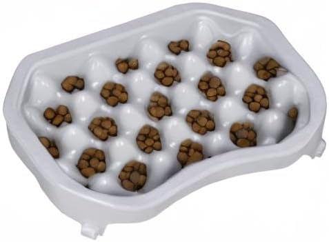 Neater Pet Brands Neater Slow Feeder Dog Bowls, Slows Down Fast Eaters to Help Digestion & Prevent Overeating, Non-Slip Dog Bowl, BPA-Free, Holds 6 Cups of Food for Medium to Large Breed Dogs or Puppy