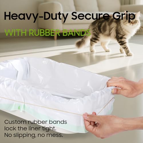 24 Pack Super Jumbo Cat Litter Box Liners 45" x 18", Heavy-Duty Litter Bags - Image 6