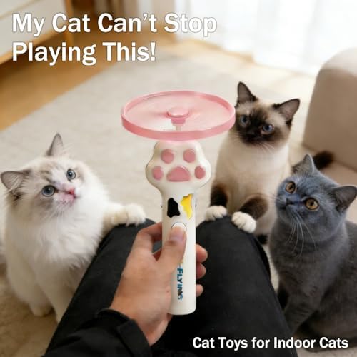 40Pcs Cat Toy Flying Discs, Interactive Cat Fetch Toy for Indoor Cats - Image 6