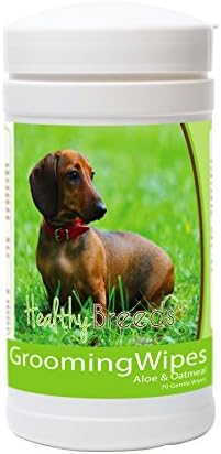 Healthy Breeds Dachshund Grooming Wipes 70 Count by HealthyBreeds