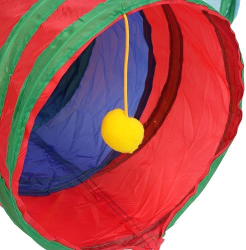 Cat Play Tunnel,Occupiedpet Collapsible Cube Tent with 4 Entry Points - Image 2