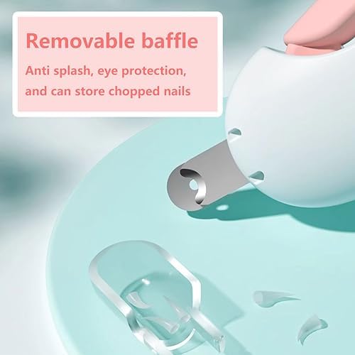 Pets Nail Clippers and Trimmers for Indoor Cats & Small Animals, Safety Lock and Nail File, Nail Trimmer & Claw Scissors for Home Grooming - Professional Grooming Tool for Pets (Pink) - Image 7