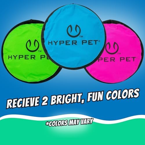 Hyper Pet Flippy Flopper Flying Disc Soft Dog Toy 9 Inch, Floats, 2 Pack - Image 2