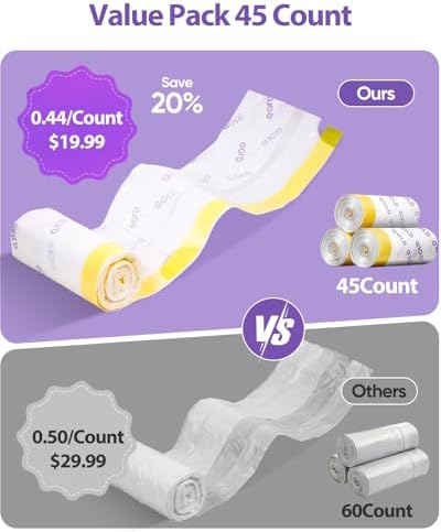 45 Count Automatic Cat Litter Bags for Pet Pivot 11/12 - Image 6