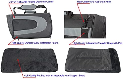 EliteField Deluxe Soft Pet Carrier for Cats and Dogs (3-Year Warranty) - Image 5