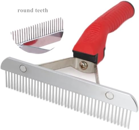 Pet Deshedding Rake Comb for Large Dogs Undercoat Grooming Brush - Image 2