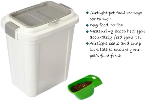 Airtight Pet Food Storage Container, 23 Qt / 20 Lbs - Image 2