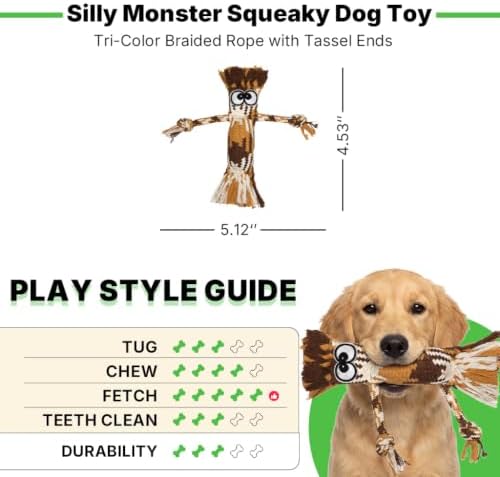 Dog Squeak Toy, Interactive Dog Chew Toys, Dog Toys to Keep Them Busy - Image 6