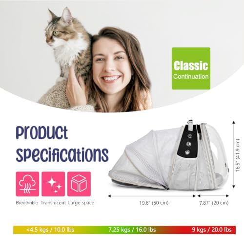 Dual Expandable Large Cat Backpack Carrier - Image 2