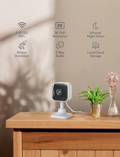 GNCC 2K Indoor Security Camera for Home Wireless, Pet Camera 2.4g/5g WiFi - Image 2