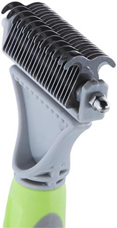 Berso Best Pet Dematting Comb Tool Great to Brush Medium and Long Hair Dogs and Cats - Image 2