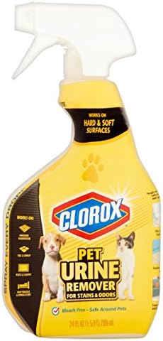 Clorox Pet Urine Remover for Stains and Odors, Spray Bottle, 24-Ounces by Clorox