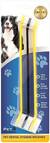 Pet Republique Dog Toothbrush Set of 6 – Dual Headed Dental Hygiene Brushes for Small to Large Dogs, Cats, and Most Pets - Image 2