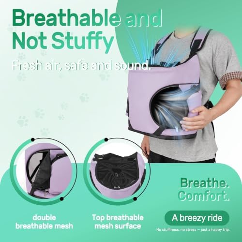 YUDODO 7-15 lbs Dog Front Carrier Backpack, Pet Front Facing Carrier - Image 7