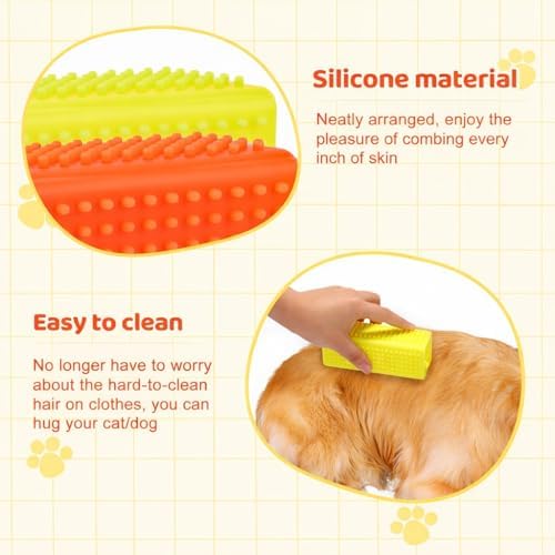Pet Hair Remover for Furniture and Carpets - Rubber Brush Roller for Sofas and Hollow Cleaner - Image 2