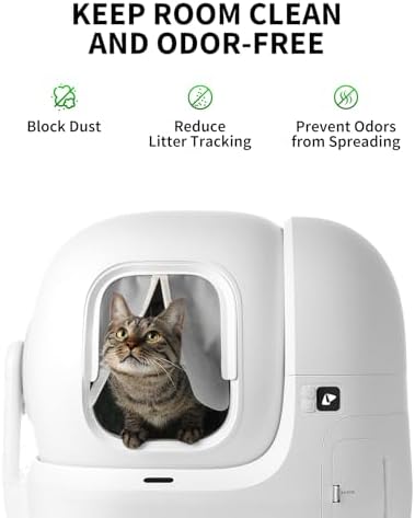 PETKIT Magnetic Dustproof Curtain for PURAMAX/PUROBOT MAX PRO Litter Box - Image 2