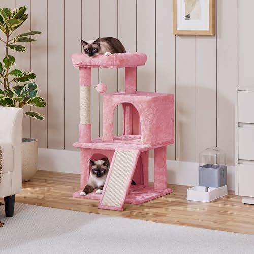 Yaheetech 36in Cat Tree Tower with Large Perch for Senior Kittens - Image 2
