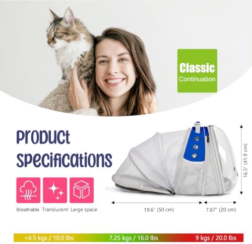 Dual Expandable Large Cat Backpack Carrier - Image 2