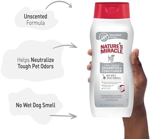 Nature's Miracle Hypoallergenic 2-In-1 Shampoo & Conditioner, 16 oz - Image 7