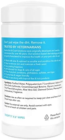 Nootie Waterless Shampoo Wipes, Sweet Pea Vanilla, Easy to Use - Image 2