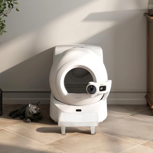 PETKIT Easy-Step Cat Pedal Step Stool for Automatic Litter Box, Elevated Litter Ramp with Filter Function, Non-Slip Trapper Stairs for Short-Legged and Elderly Cats, Less Tracking - Image 7