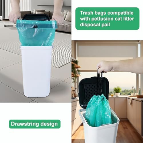 Cat Litter Pail Bags for PetFusion Cat Litter & Outdoor Dog Waste Bin - Image 2