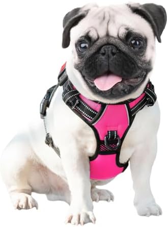 PHOEPET No Pull Dog Harness Medium Reflective Front Clip Vest with Handle - Image 6