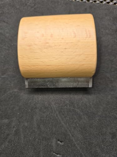 MORECP 2.64in Dog Brush & Deshedding Brush for Cats - Gentle & Effective Wooden Pet Hair Removal Tool for Dogs, Cats, Horses to Stop Shedding, Remove Undercoat - Image 7