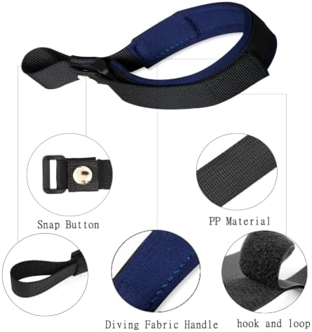 Dog Leash Wrist Strap for Retractable Dog Leash, Hands Free Adjustable Wrist Safety Strap, Royal Blue - Image 2