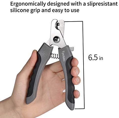 Tpotato Dog Nail Clippers,Dog Nail Trimmers for Large Breed Dog with Quick Sensor,Safari Professional Cat Nail Clipper with Safety Guard and Nail File. - Image 6