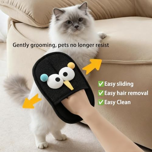 Pet Hair Remover Glove, 2PCS Upgraded Magic Brush Electrostatic Mitt for Dogs & Cats, Pet Hair Removal Glove Tool for Furniture, Car Seat, Clothes, Couches, Carpet, Laundry - Image 6
