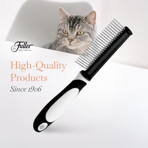 Fuller Brush Single-Sided Pet Comb - 25 Rust-Resistant Stainless Steel Pins - Ergonomic Rubberized Easy Grip Handle - Remove Tangles, Mats & Reduce Loose Hair - Tool for Grooming Dogs & Cats - Image 7