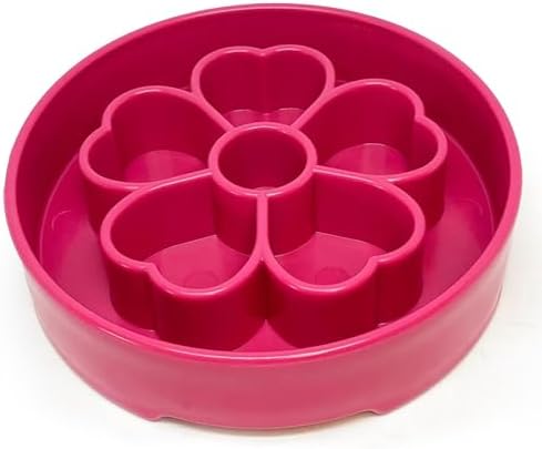 SodaPup Flower Design Enrichment Bowl โ Durable Slow Feeder Bowl Made in USA from Non-Toxic, Pet-Safe, Food Safe Material for Mental Stimulation, Slowing Down Eating, Healthy Digestion, & More - Image 2