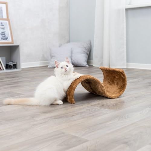 TRIXIE Wavy Cat Scratcher and Lounger with Sisal, Brown - Image 5