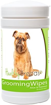 Healthy Breeds Brussels Griffon Grooming Wipes 70 Count by HealthyBreeds