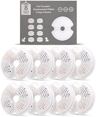 4 Pack Cat Fountain Filters, Petilog Cat Water Fountain Filters, Pet Fountain Filter Replacment - Image 7