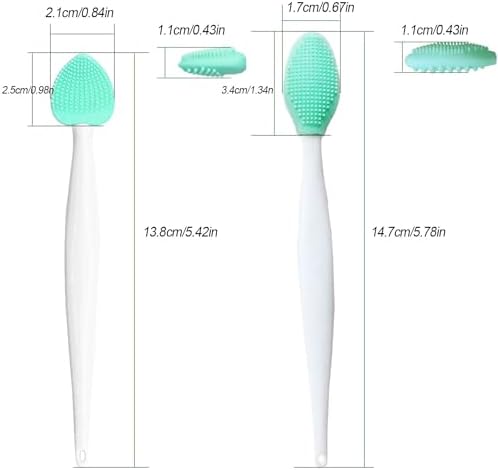 JGocot Cat Grooming Essentials - Black Seed Exfoliating Brush, Soft Silicone Double-Sided Scraper for Chin Acne and Cleaning (4PCS) - Image 2