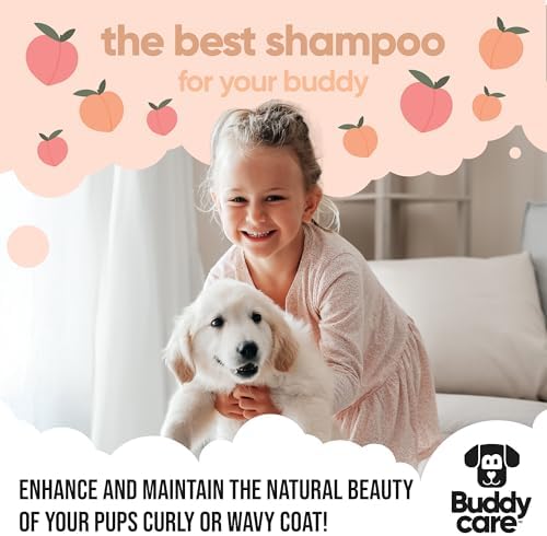 Curly Coat Dog Shampoo by Buddycare | with Aloe Vera and Pro Vitamin B5 (50.72oz) - Image 7