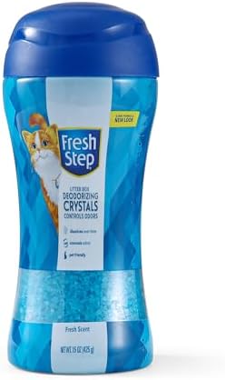 Fresh Step Cat Litter Crystals Deodorizer, Fresh Scent, 15 Oz, 3-Pack - Image 7